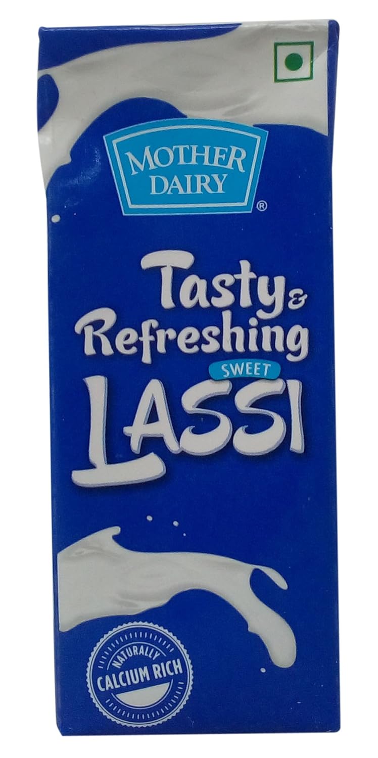 Mother Dairy Sweet Lassi, 200ml Carton Amazon.in Grocery & Gourmet Foods