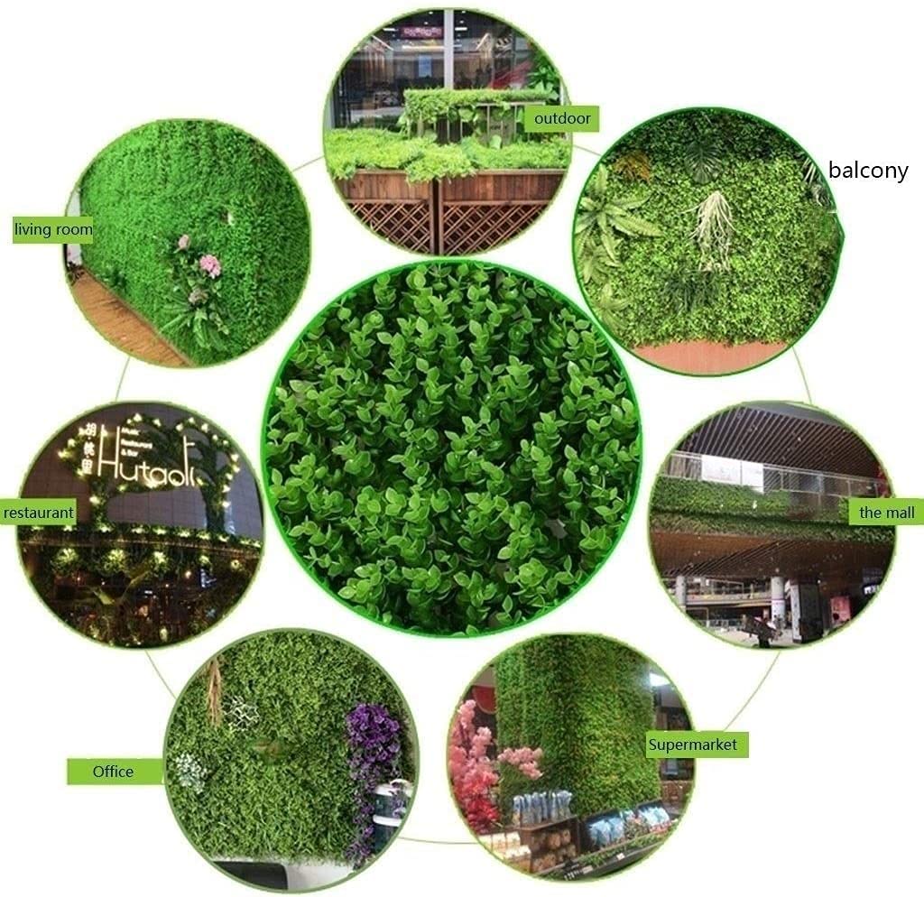 kunstpflanzen Wand innen Grünpflanzen Künstliche Heckenzaun Sichtschutzplatten | Outdoor-Gras-Grün-Efeu-Faux-Pflanzen-Wand-Hintergrund Für Garten-Hochzeits-Dekoration (Size : 1m²)