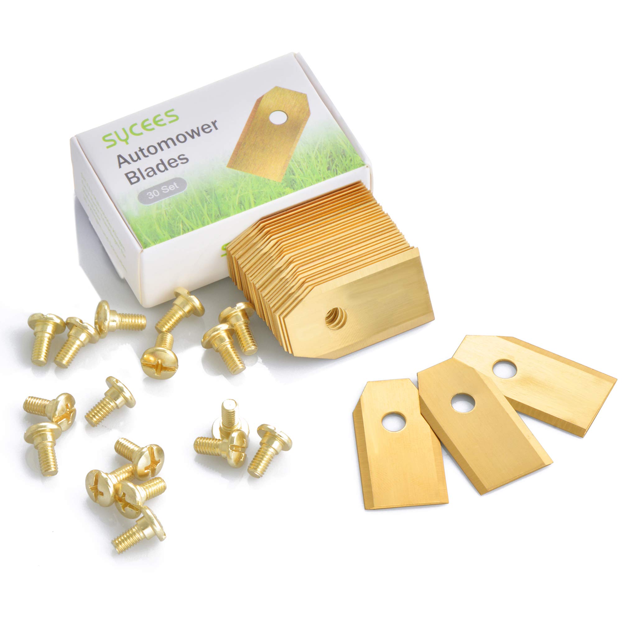 Zelsius Titan Mähroboter Messer - 30 Stück Ersatzmesser Für Husqvarna Und Gardena