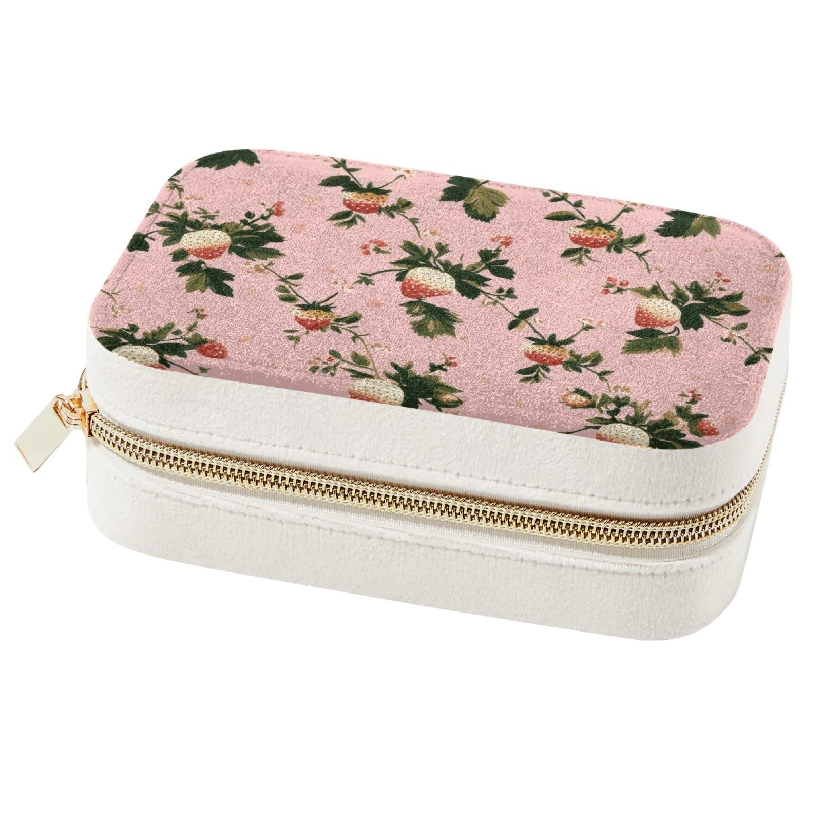 Boîte à bijoux portable voyage organiseur bagues colliers pour femme et fille