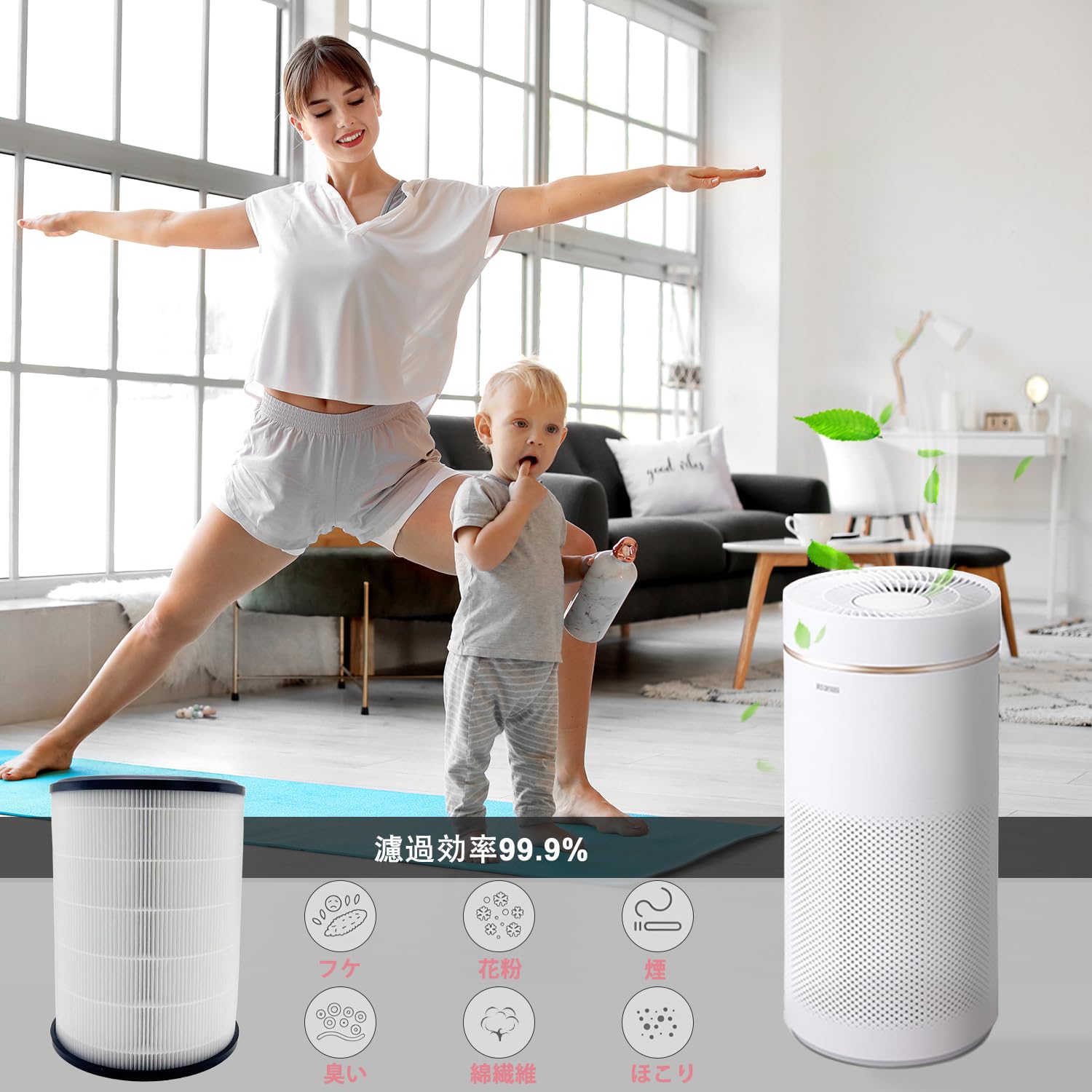 CHNPOFNT空気清浄機はフィルタの代わりに、IAP-A85FL，アイリスオーヤマ IAP-A85-W 空気清浄機と互換性がある。（1枚入） [並行輸入品] Amazon.co.jp: CHNPOFNT空気清浄機はフィルタの代わりに、IAP-A85FL