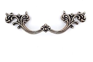 Jetland French Provincial Dresser Drawer Pulls with 3" Hole Centers (Pack of 6)