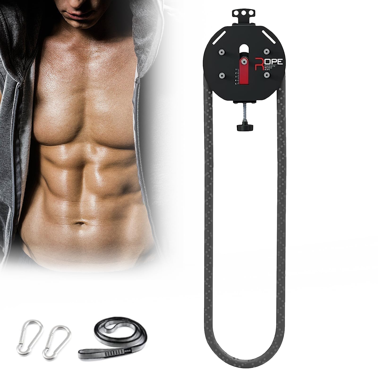 Endlosseil-Trainer, Battle Rope Endless Trainer Q, Ganzkörpertraining Geräte, Kabelzugsystem, Einstellbarer Widerstand, Für Pull Up Auxiliary Training & Koordination
