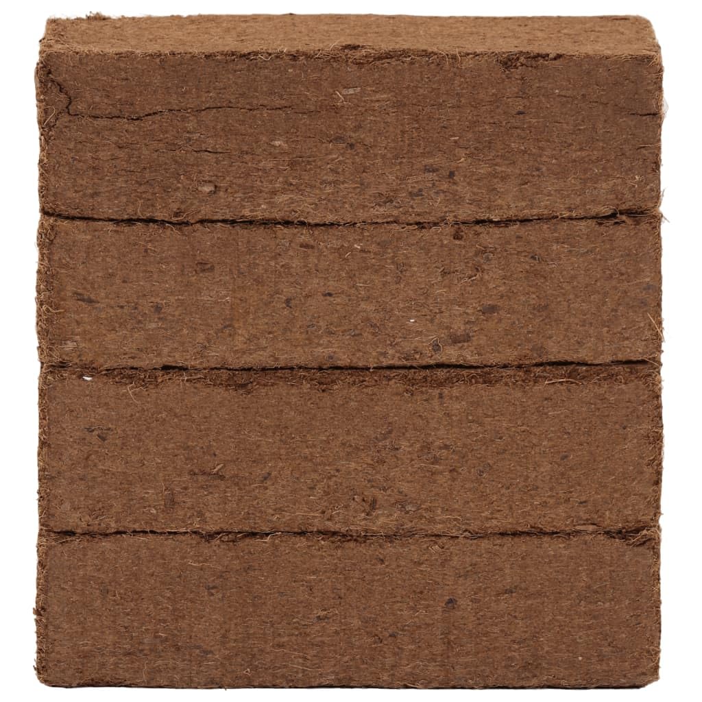 Kokosziegel 24 Stück Kokossubstrat für Pflanzen 15,6 kg Kokoserde für Garten Hydroponik Aussaat Stecklinge