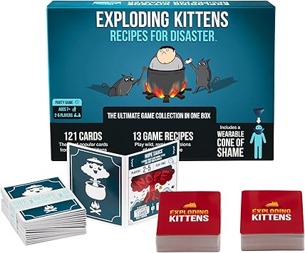 Amazon.com: Exploding Kittens Recipes for Disaster 2-5 Players - Ages 7 ...