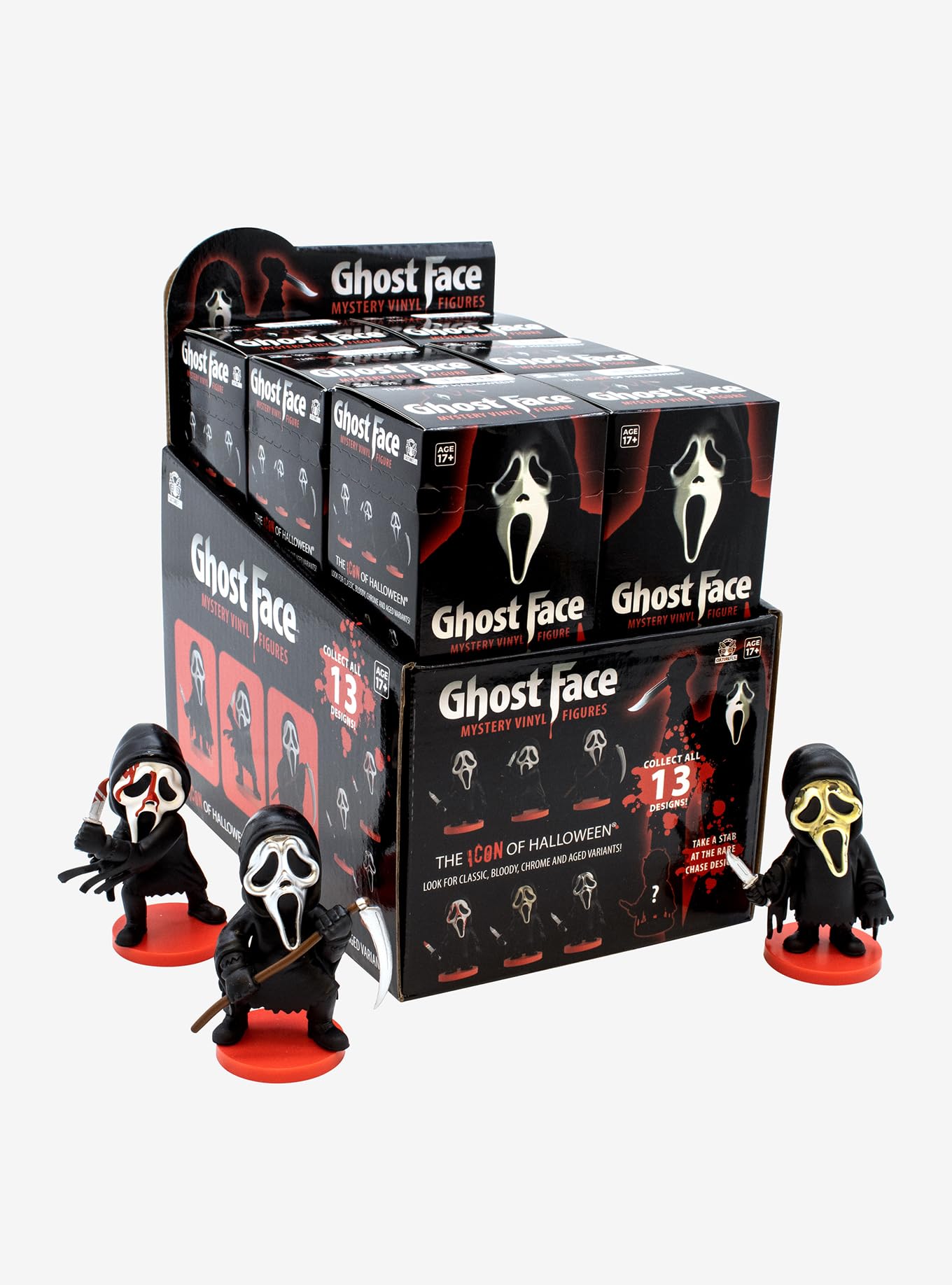 Culture Fly Ghost Face Mystery Mini Vinyl Figure, Multicolor, Game