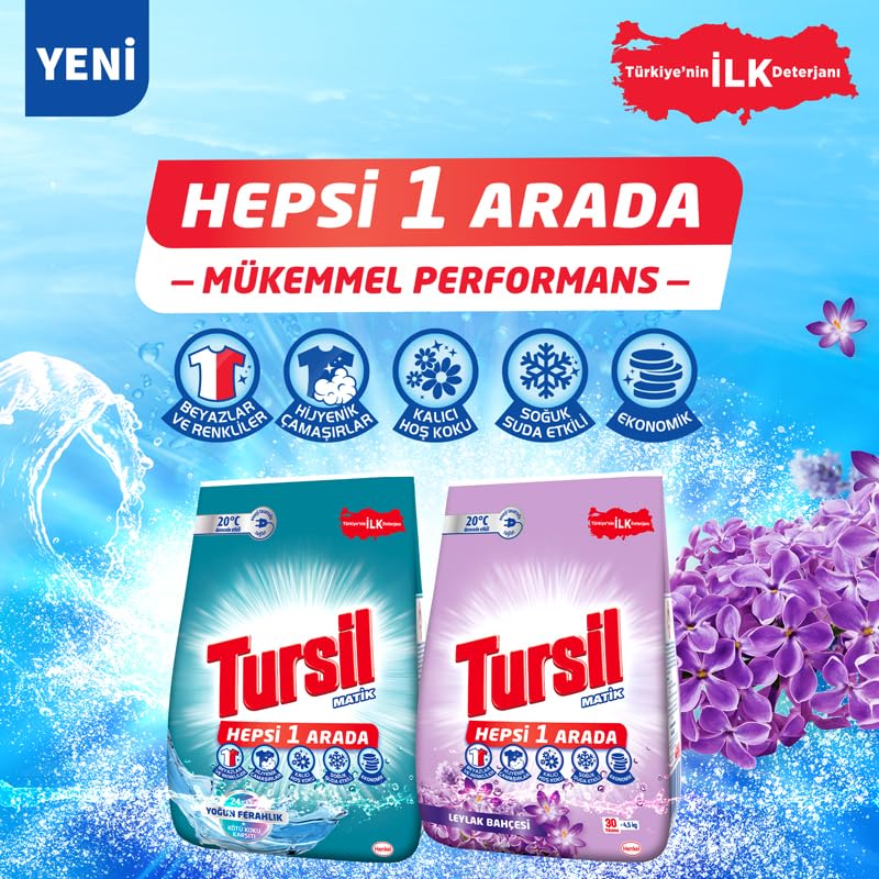 Tursil Yoğun Ferahlık Toz Çamaşır Deterjanı 10 kg