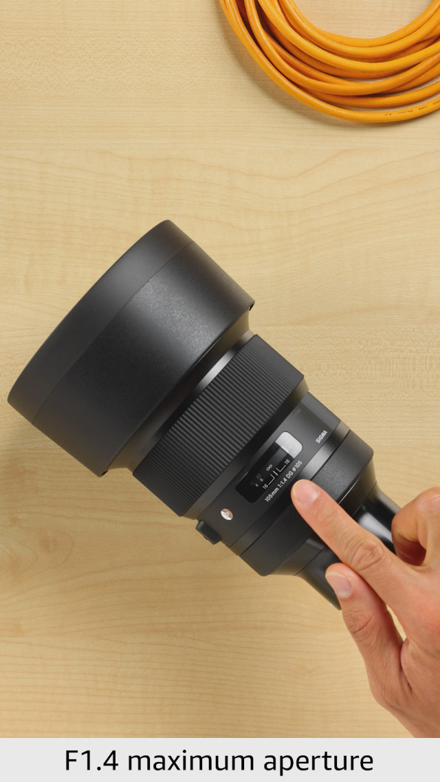 Sigma 259965 105 mm F1.4 DG HSM Art Sony E-Mount Lenses - Black