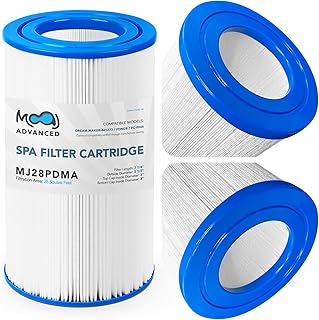 MOAJ Advanced Spa Filter Replaces PDM28, Aquarest Spas 461273, Filbur FC-9944, Baleen AK-461273, Spa Daddy SD-01392, Dream Maker 461273, PLFPDM28 | 7 1/4