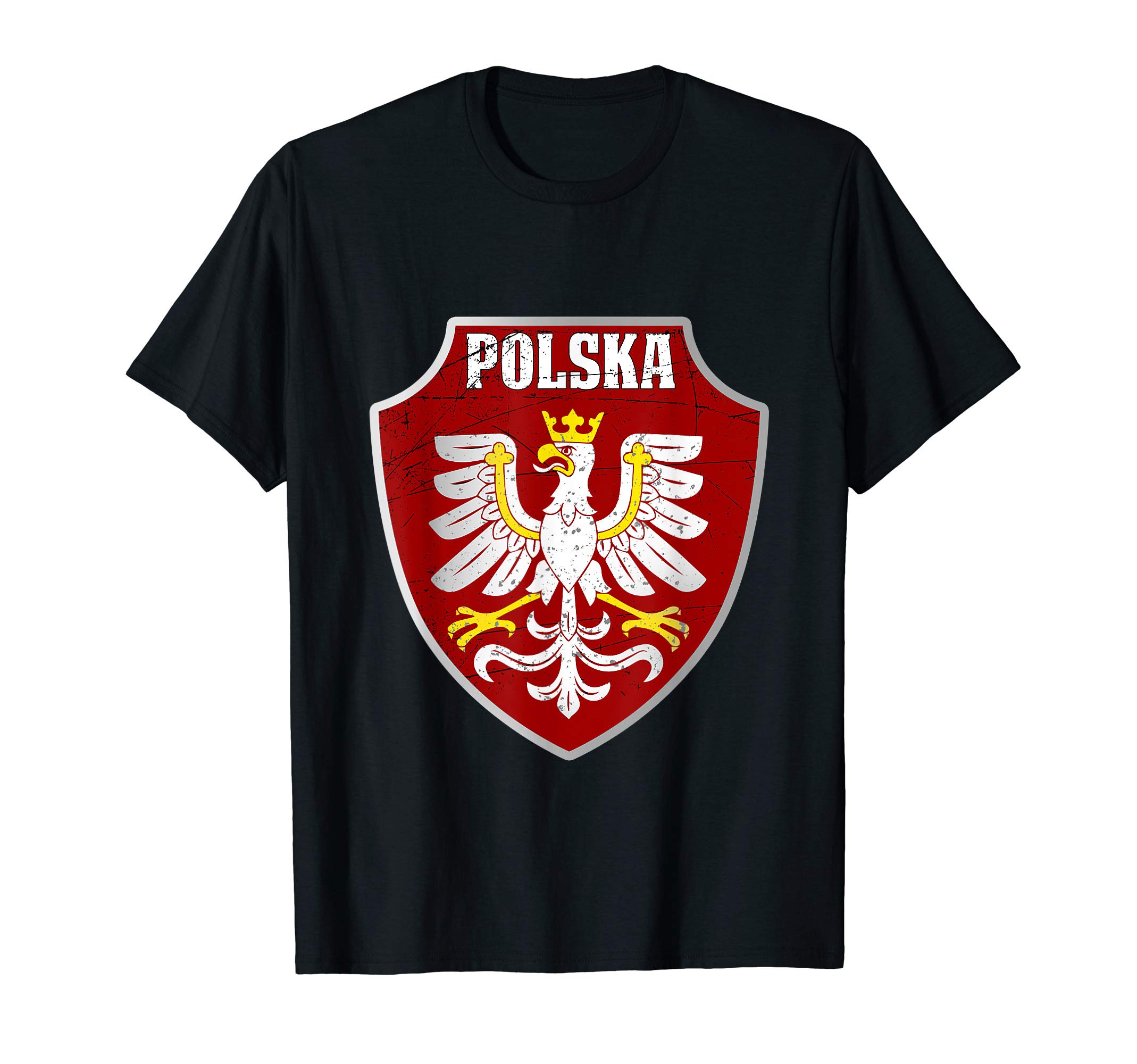 Poland Apparel Co.Polska Logo Vintage Retro Eagle Polish Pride Poland T-Shirt