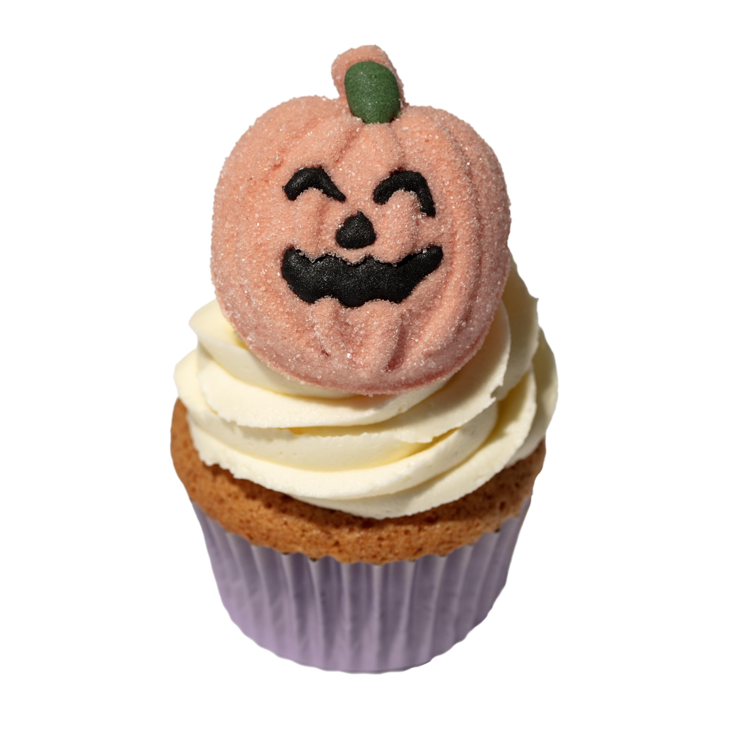 Topper de Malvavisco para Pasteles de Halloween – Set de 12 Calabazas (180g)