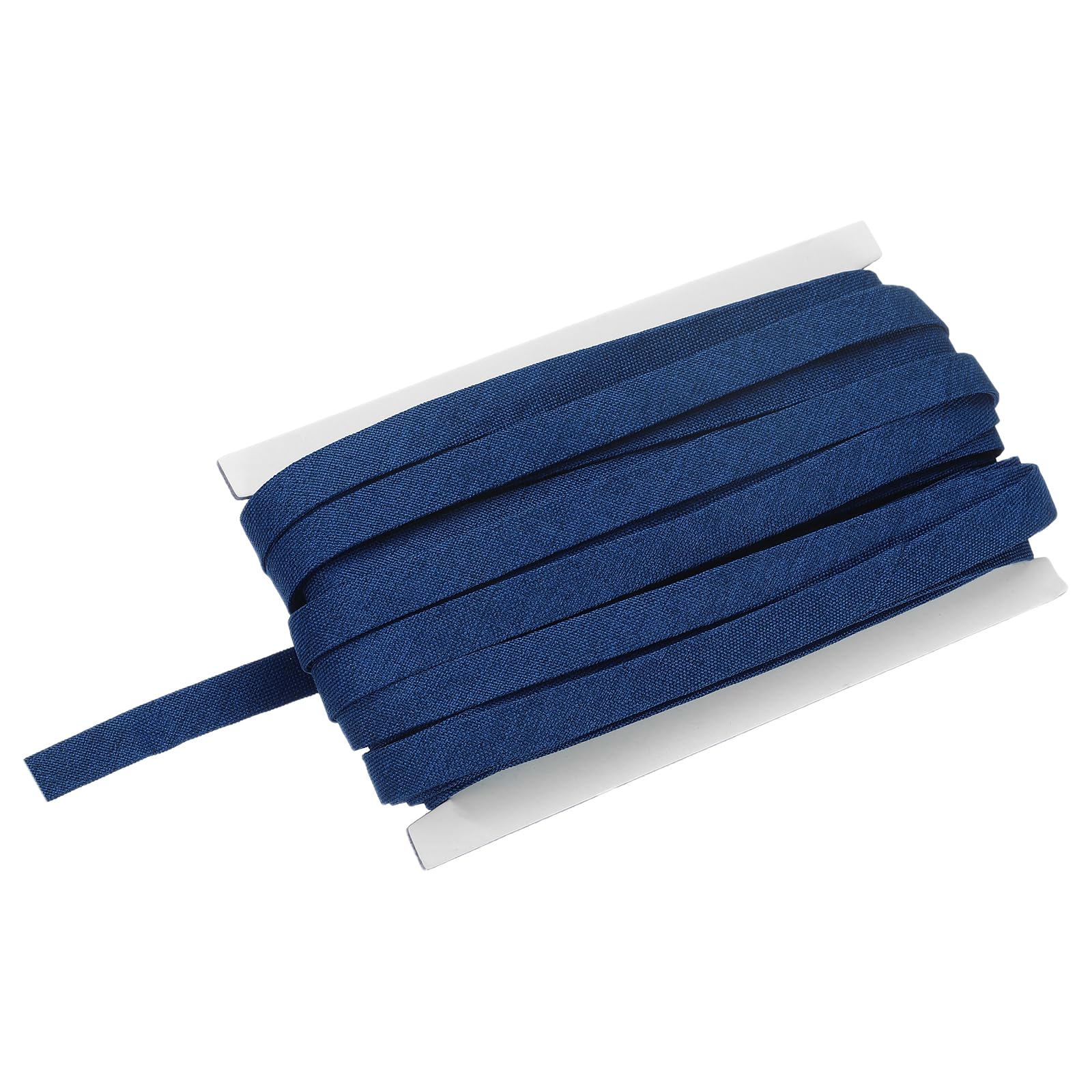 sourcing map Double Fold Bias Binding Tape, 1/2 Inch x 15 Yards Cotton Twill Tape Trim Ribbon for Sewing Wrapping Craft DIY, Cyan Blue