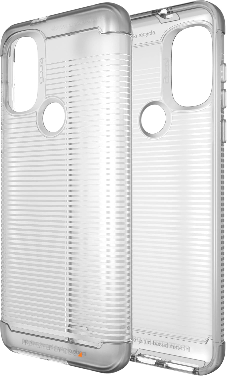 Gear4 ZAGG Havana Motorola Moto g Power 2022 Case - Eco-Friendly Impact Protection with D3O Bio, Slim, Wireless Charging Compatible, Recycled Materials Clear