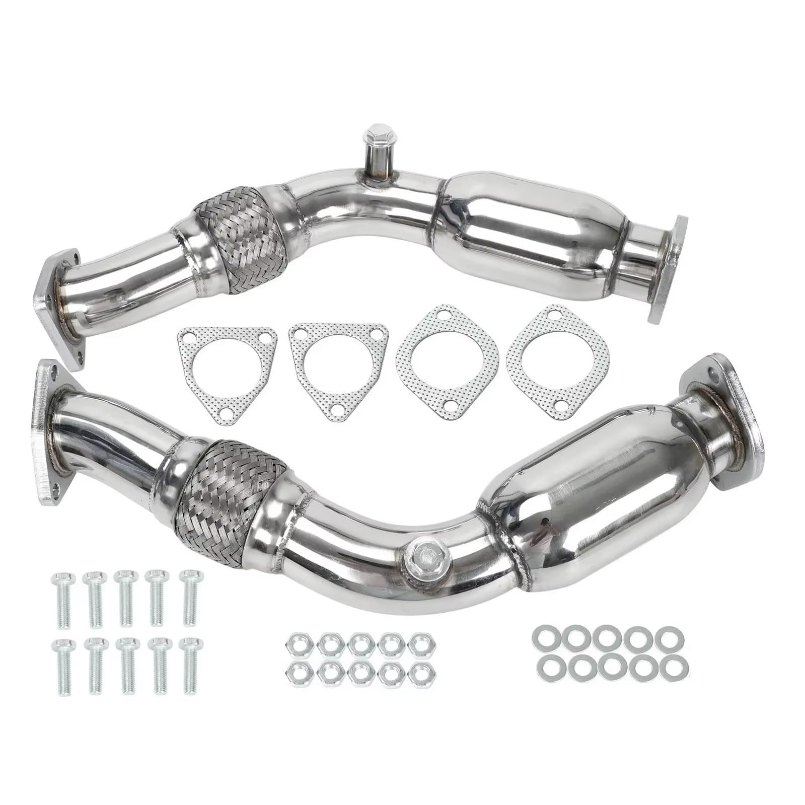 Auto- Auspuffkrümmer Für Infiniti G35/Für FX35 Tuning-Teile, Auspuff-Fallrohr Und Prüfrohr-Set Auto-Abgaskrümmer