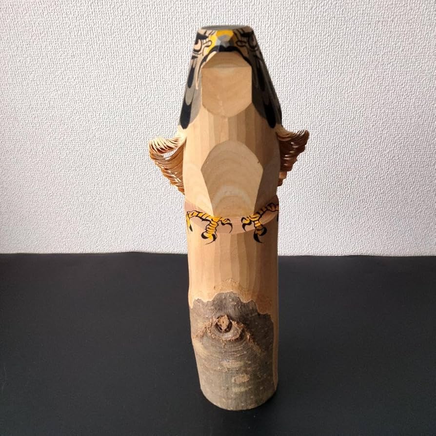 Amazon | 木彫り工芸品 ワシ 工芸品鷲 鳥 伝統工芸 アンティーク