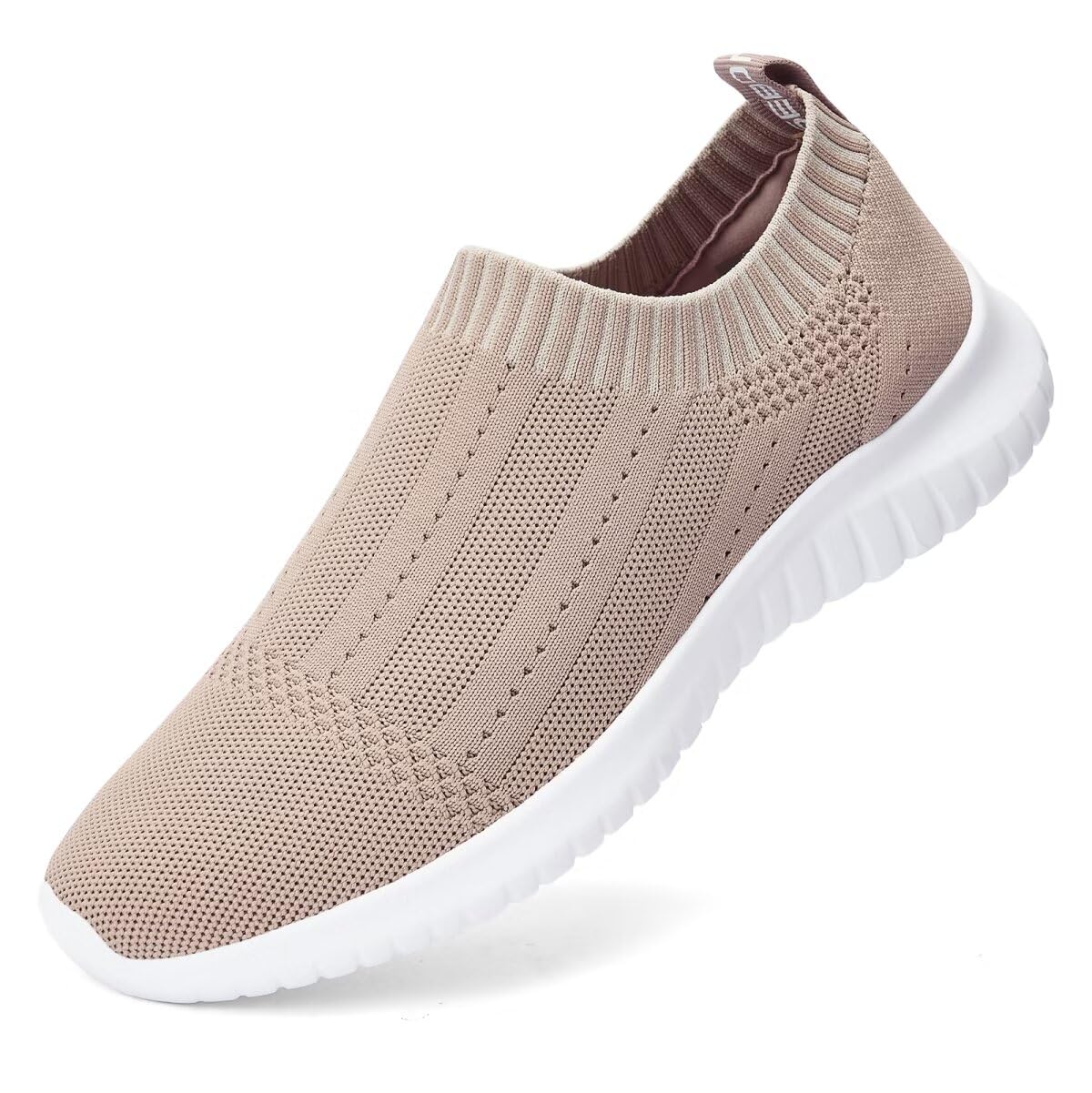 konhill Womens Slip On Sneakers Lightweight Knit Walking Shoes