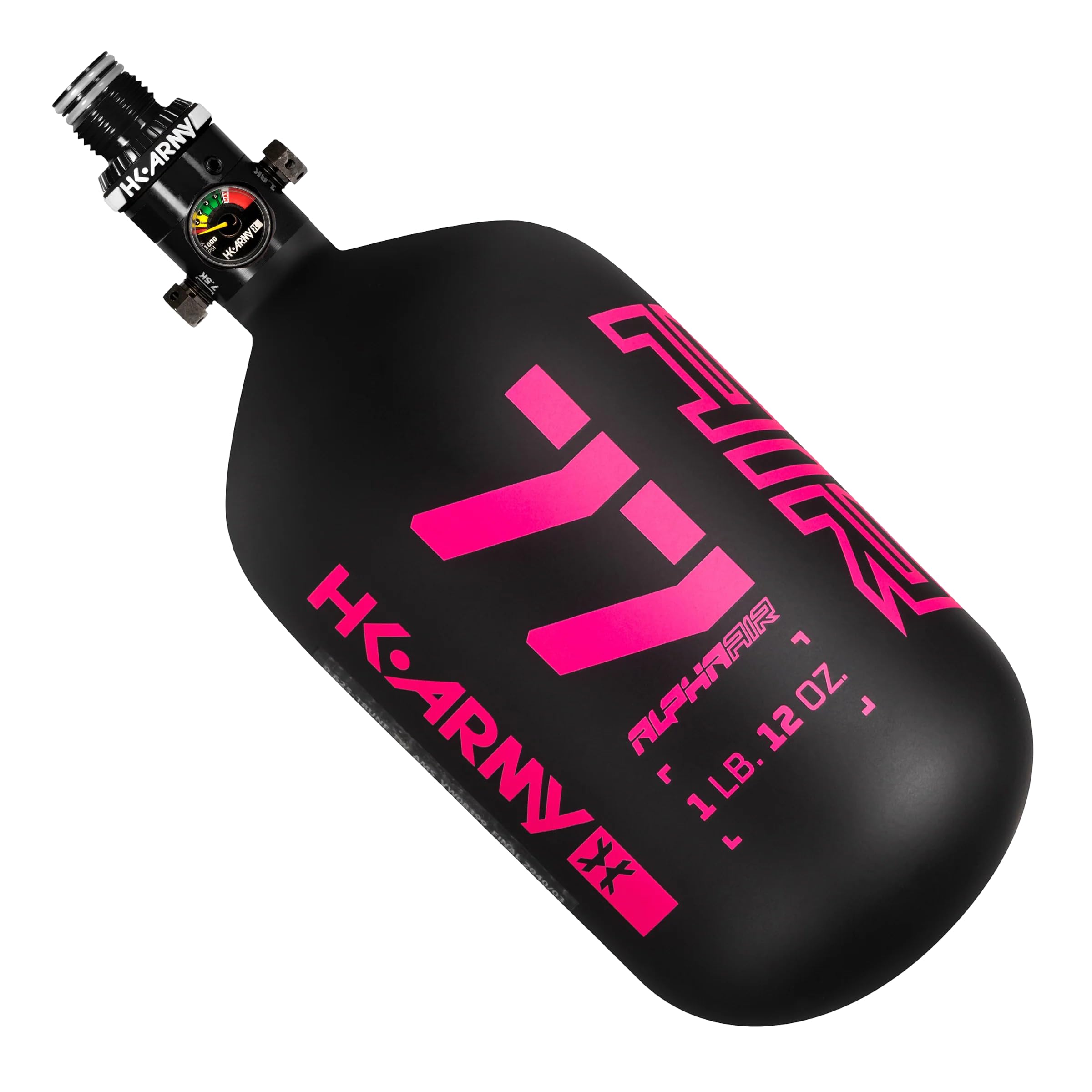 HK Army HPA Paintball Tank - Lightweight Alpha Air Carbon Fiber Compressed Air Tank - 15ci/48ci/68ci/77ci/88ci/99ci - 4500 psi