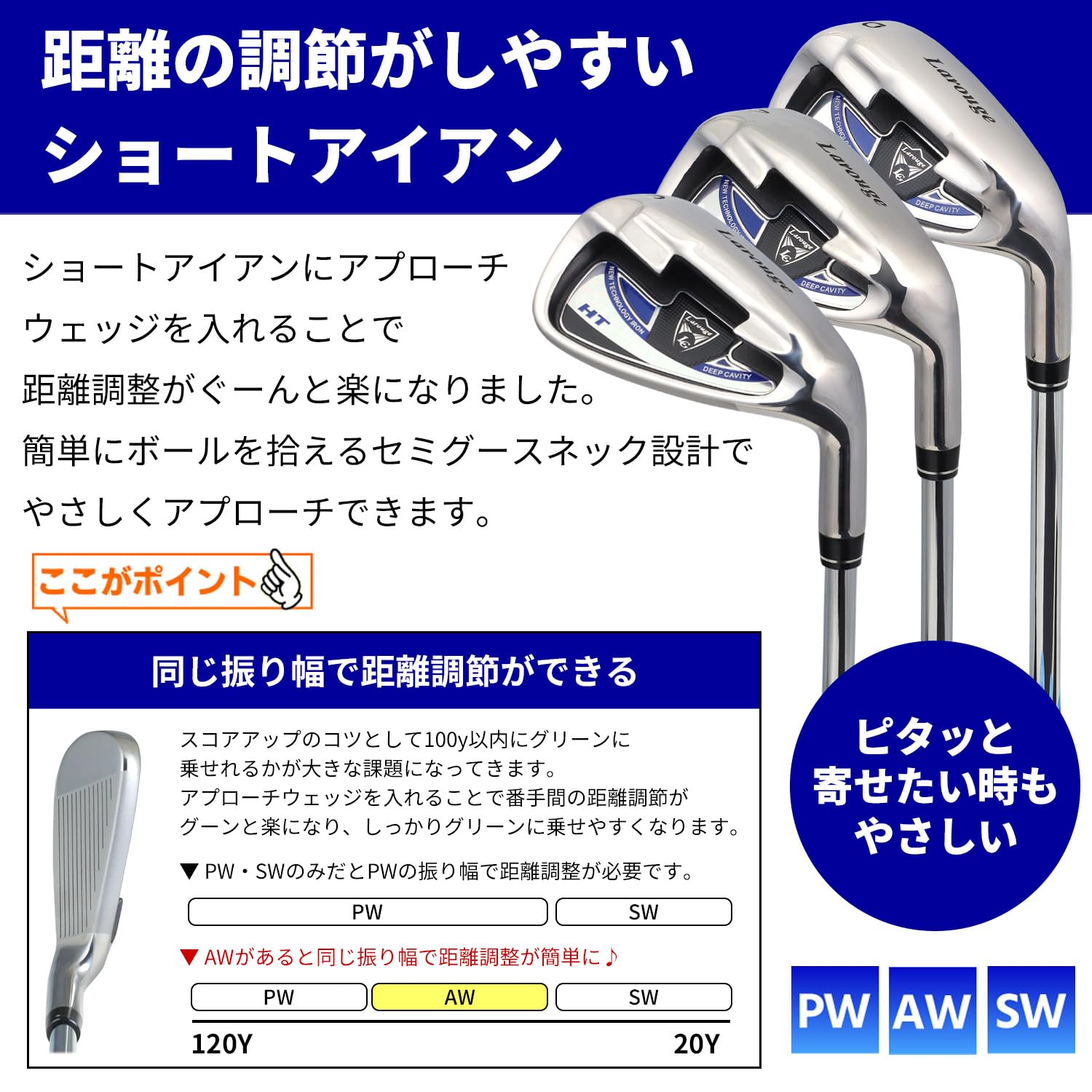 Amazon.co.jp: Larouge ラルージュ HT キャビティアイアン 右打ち用 8