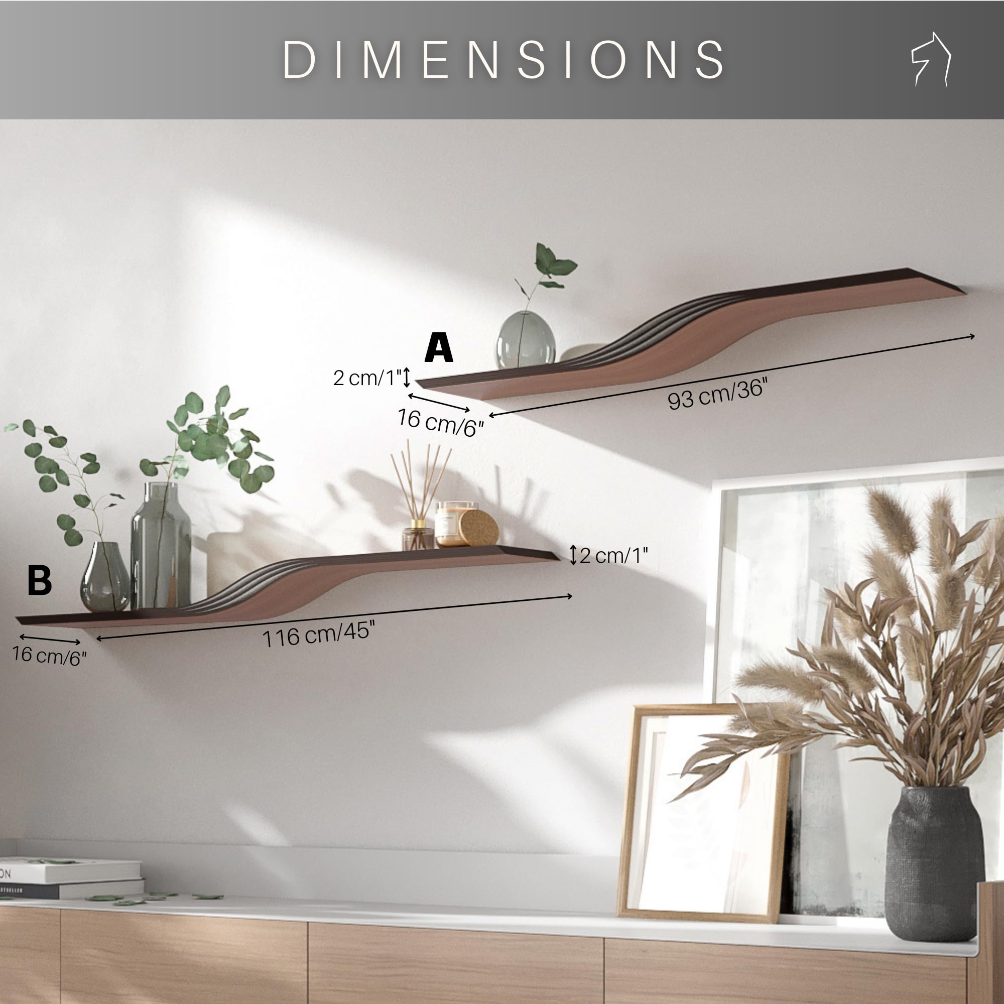 Mensola A Parete Con Scomparto Segreto – Legno Bianco, 40x21 Cm, Per Casa E Ufficio