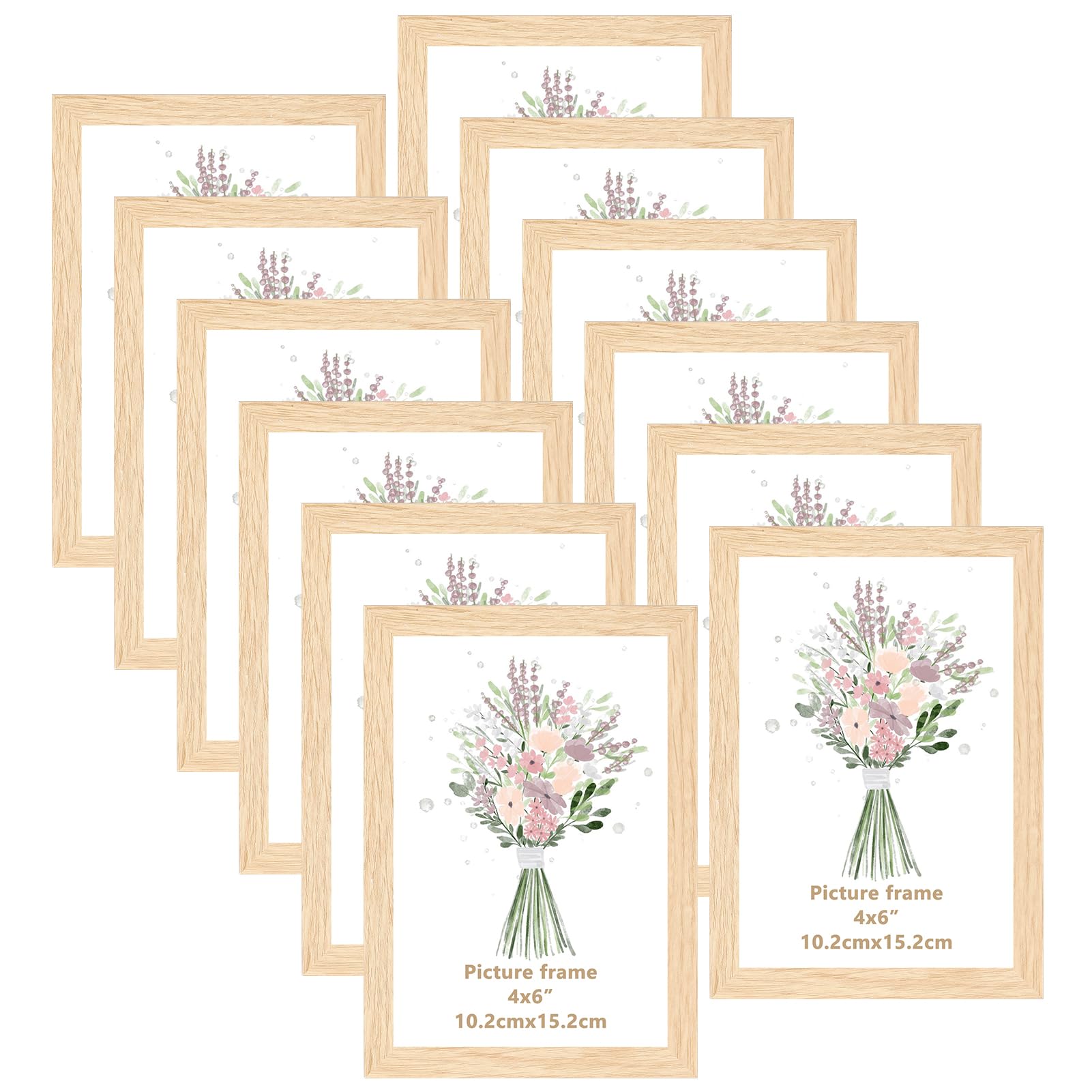 giftgarden cadre photo 10x15 cm bois pvc