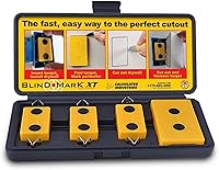 Calculated Industries Blind Mark 8105 Drywall Electrical Box Locator Kit - 3 Rare-Earth Magnets, No Measuring Needed