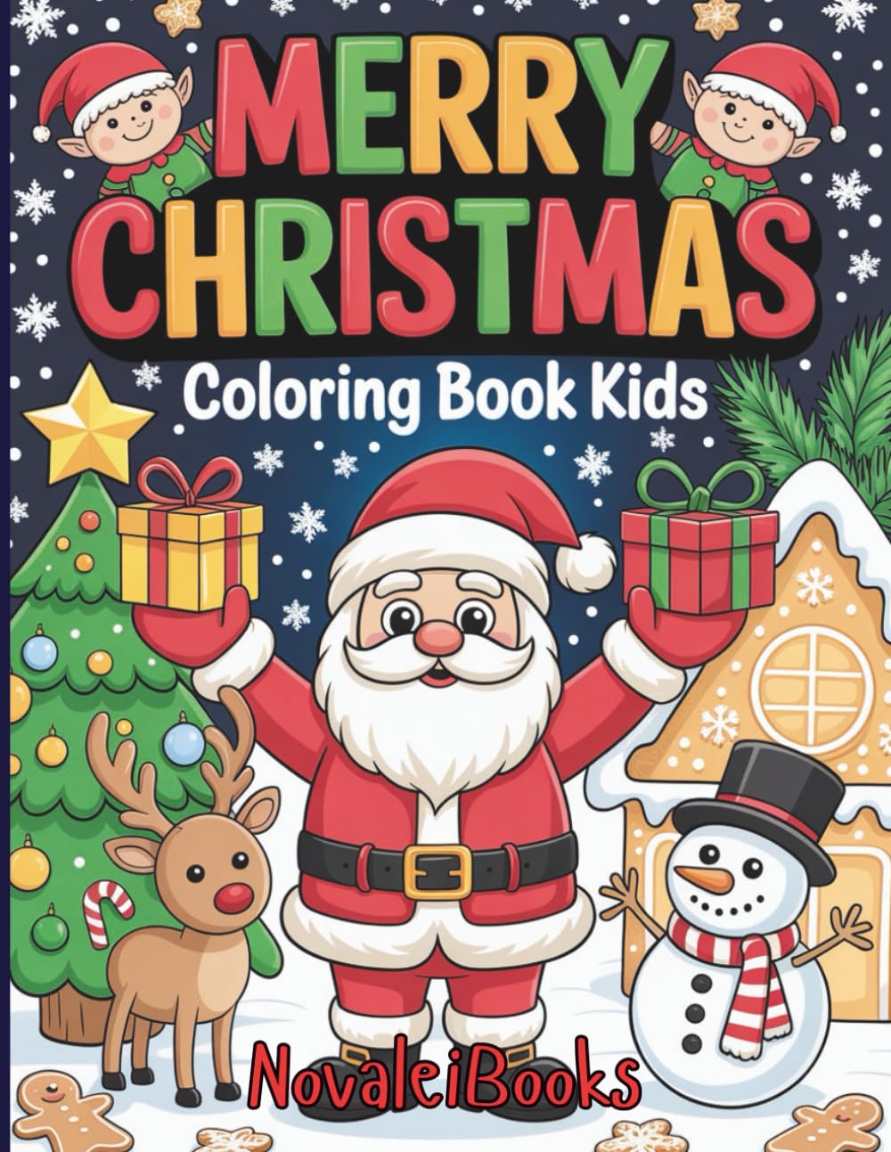Merry Christmas Coloring Book for Kids (Christmas Activity Books)