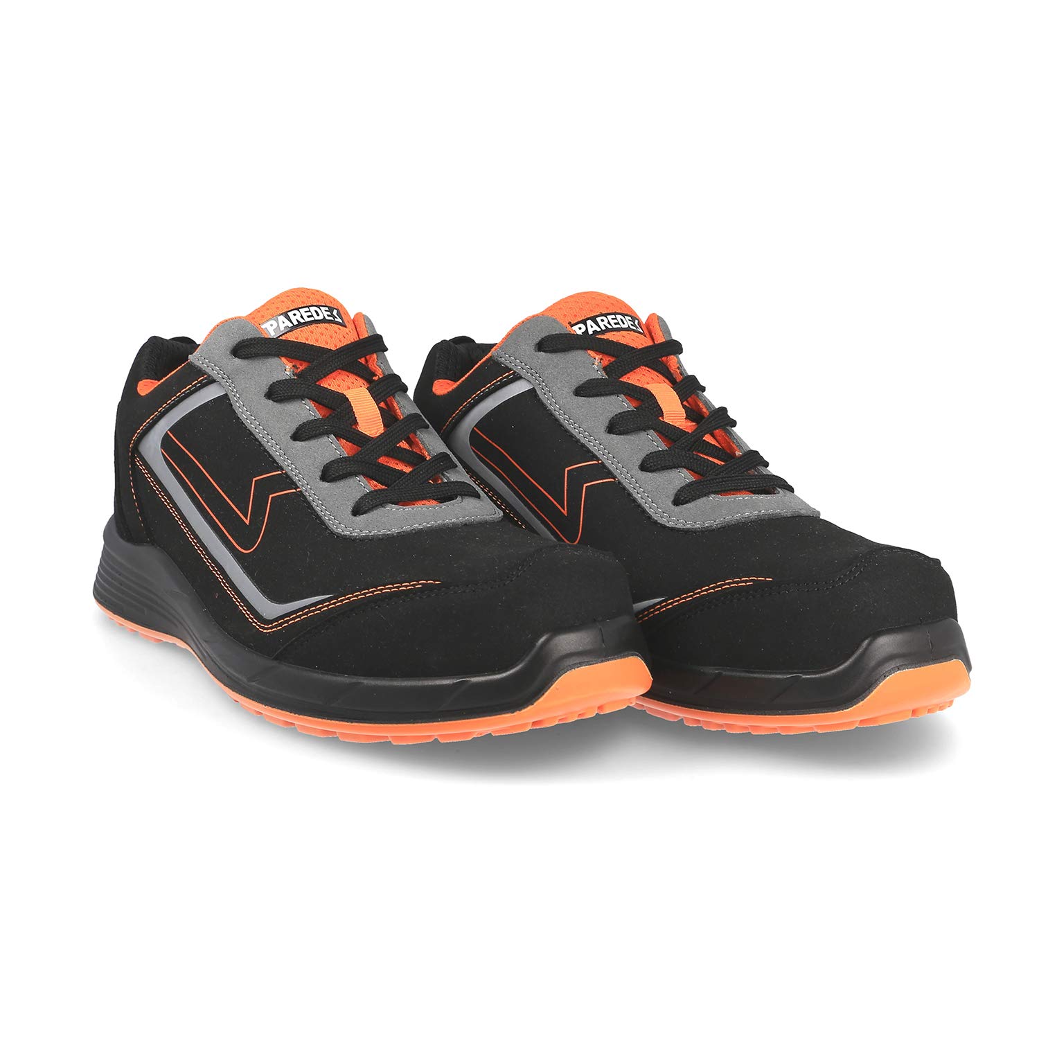 Paredes Deportivo Hamilton - S3 Ci HI ESD SRC - Color Negro y Naranja- Talla 38