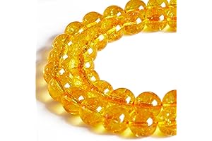 100Pcs Citrine Bead for Jewelry Making with 6mm Diameter