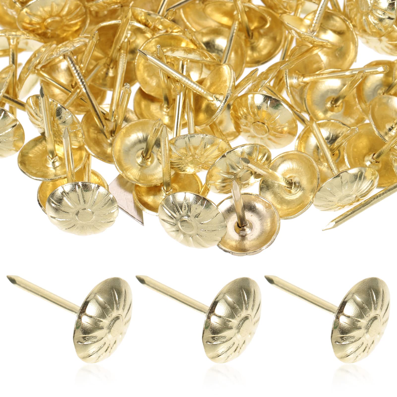 DOITOOL 300Pcs Vintage Decorative Upholstery Tacks for Sofa and Furniture Iron Upholstery Pins for DIY Crafts and Home