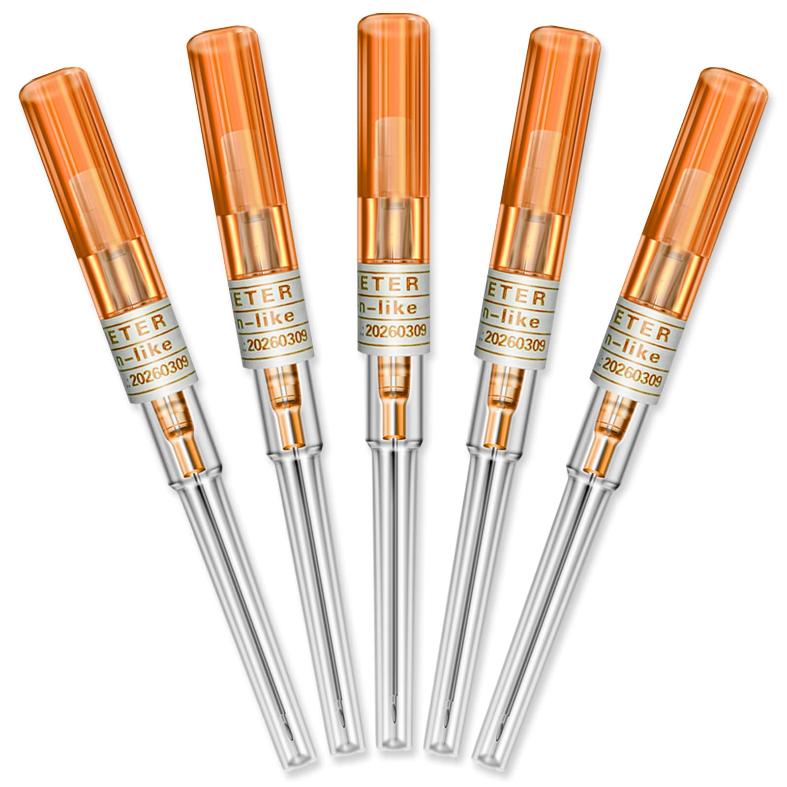 Buy 5Pcs 14 Gauge Piercing Needles Cartilage Piercing IV Catheter