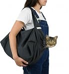 Cat-in-the-Bag Cozy Comfort Carrier - Small Caramel Pet Carrier for Cat and Cat Restraint for Medication Administration, Nail Clipping, Travel, Vet Visits, and Dental Care