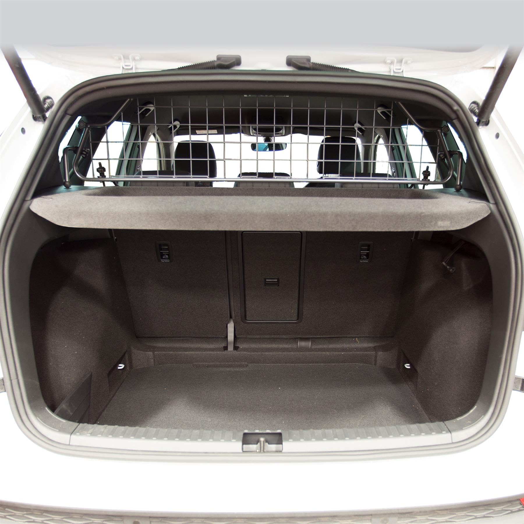 Travall Hundegitter für Cupra Ateca 2020+, fahrzeugspezifisches Trenngitter für den Kofferraum aus Stahl, passgenau für sicheren Hundetransport