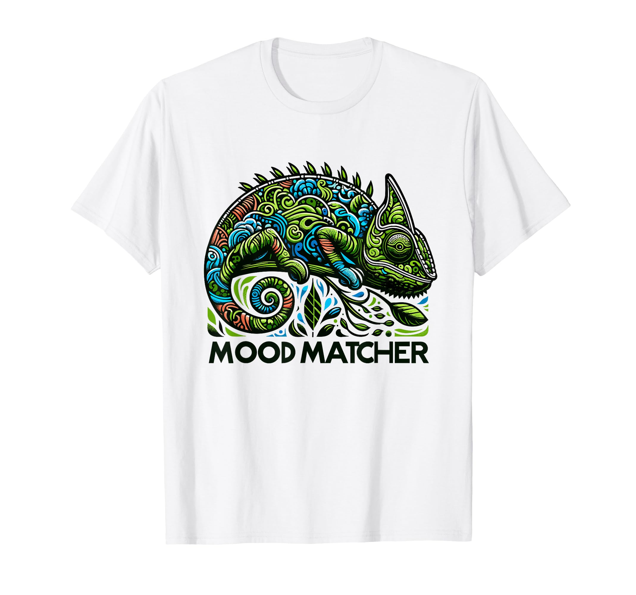 Chameleon Mood Matcher Colorful Reptile Camouflage T-Shirt