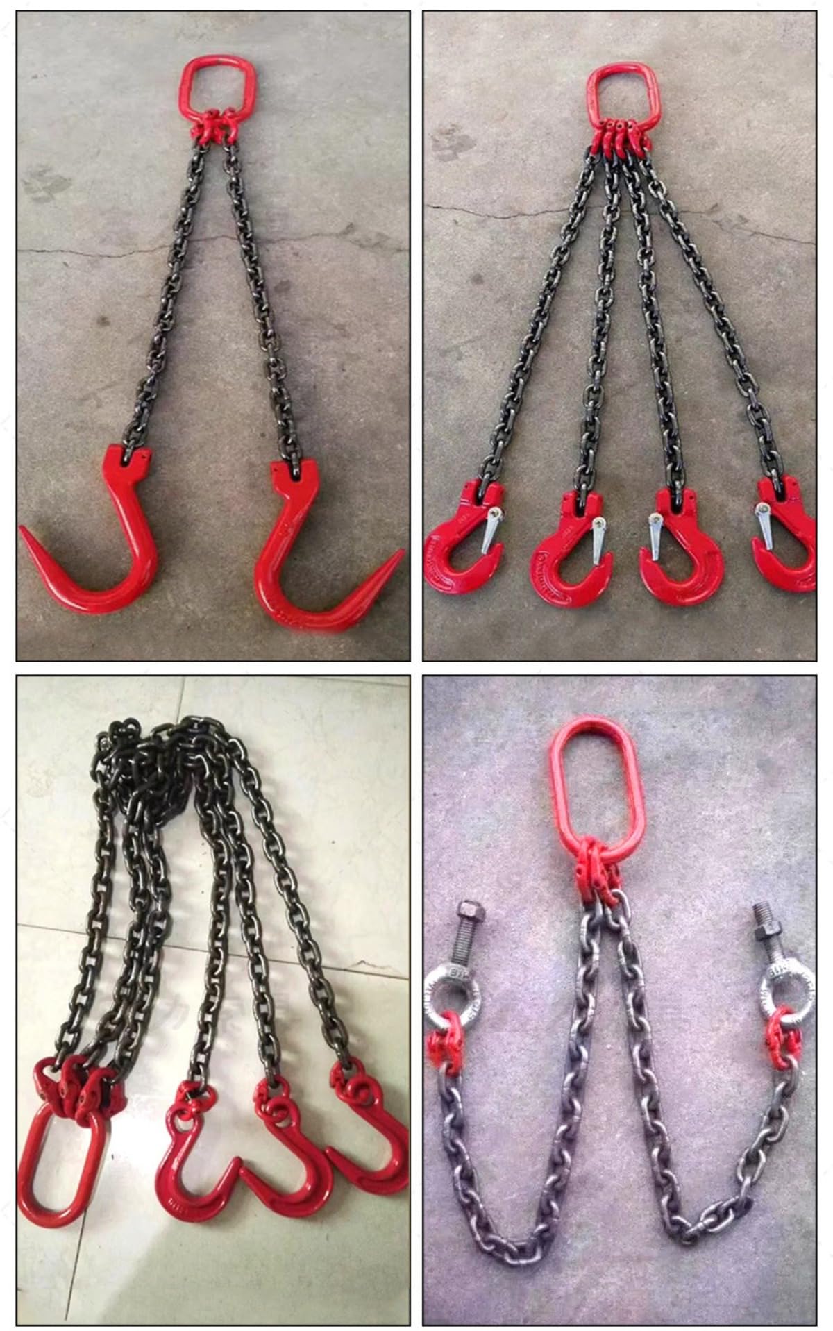 Amazon | 2本/4本吊り チェーンスリング 長さ0.5m スリング