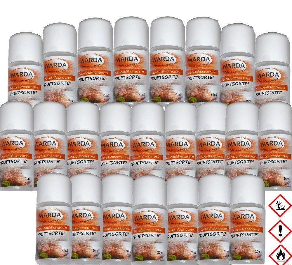 Miniatur-Set zum testen - 24x 20 ml Überraschungspacket Warda Saunaduftkonzentrat Adventskalenderfüllung
