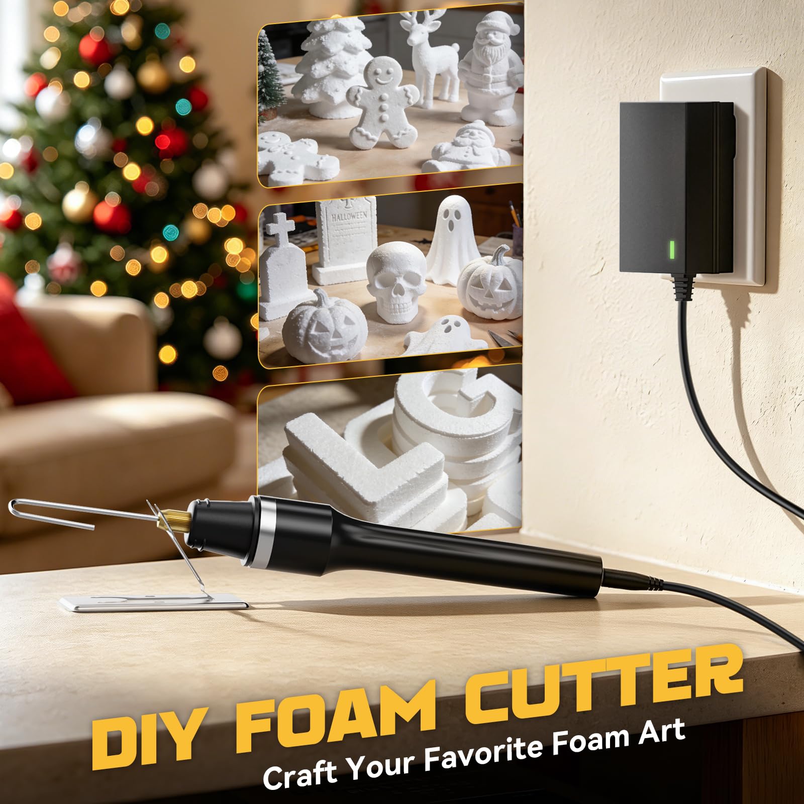 Ecarke 3-in-1 Foam Cutter - Hot Wire Tool -6