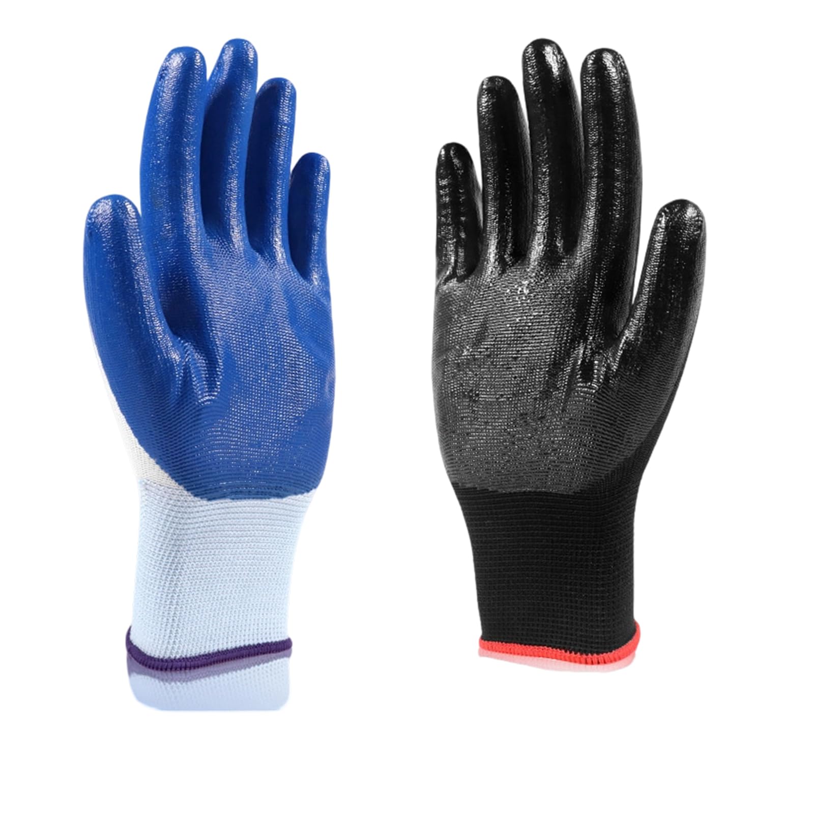 36 pares de guantes protectores de uso general con, Blue