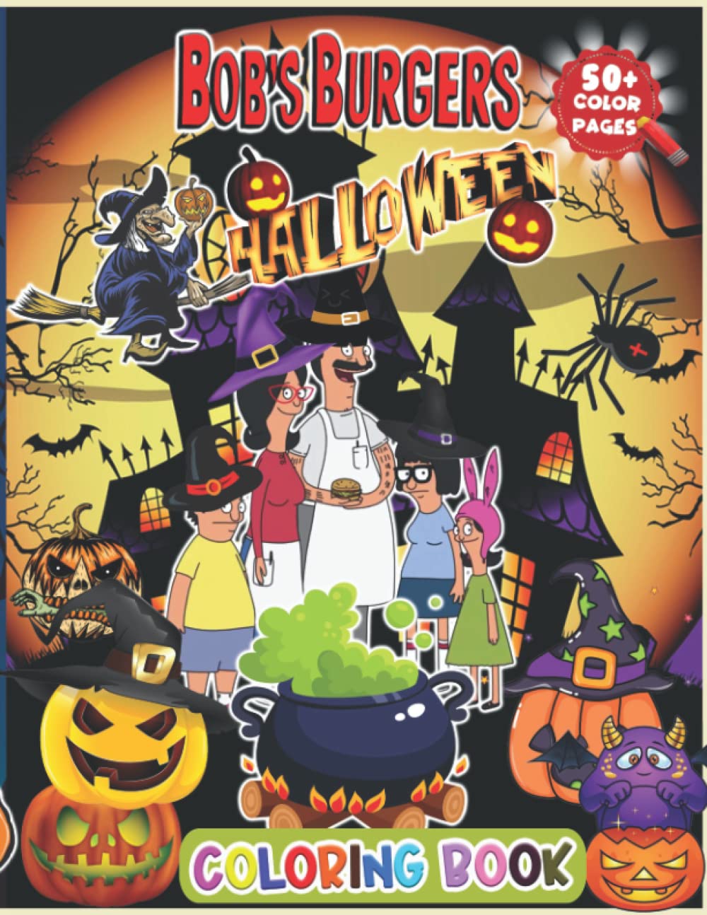 Halloween Coloring Book 2022 2023 New Coloring Book With 50 ...