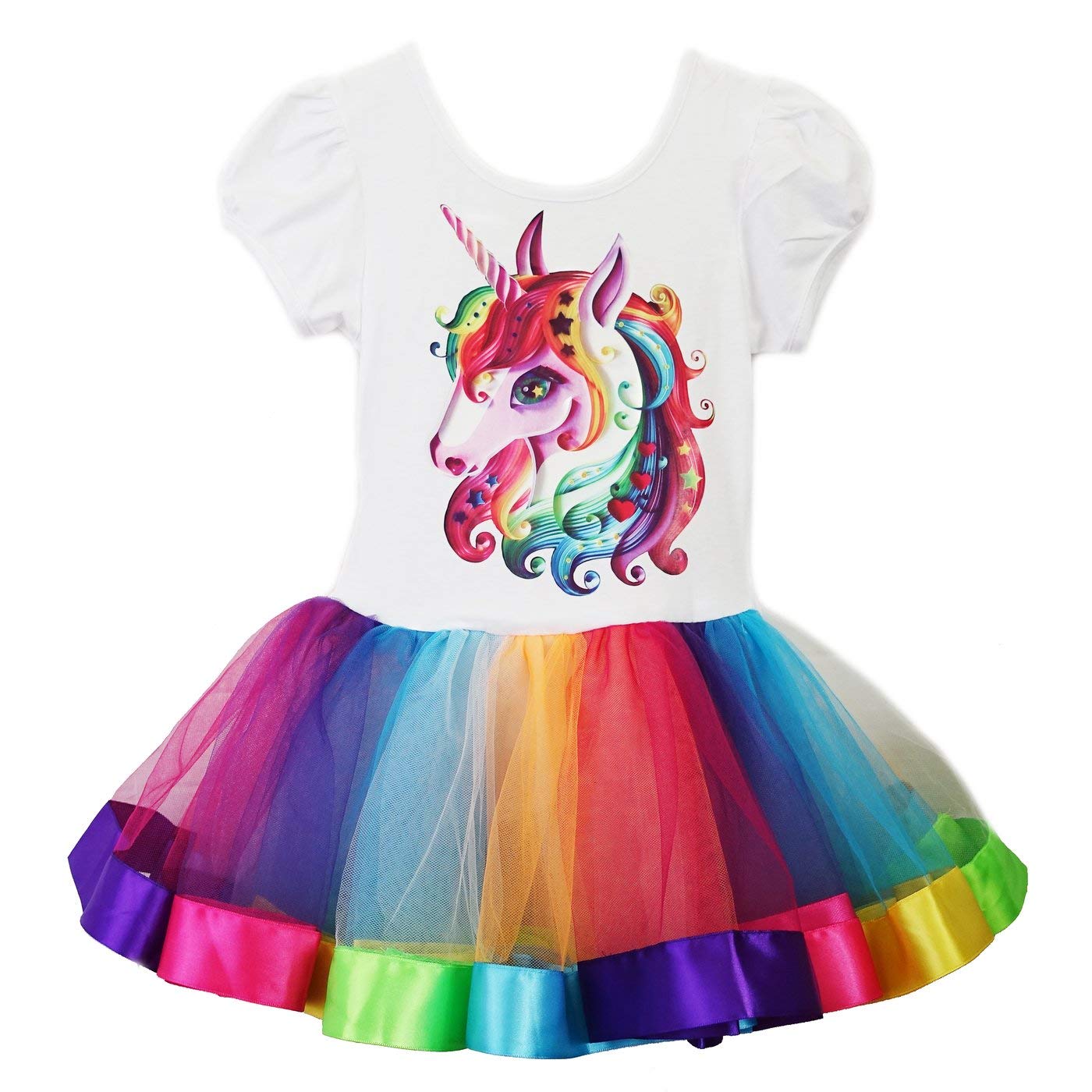 Wenchoice Unicorn Rainbow Ballet Dress M(3-4Y)