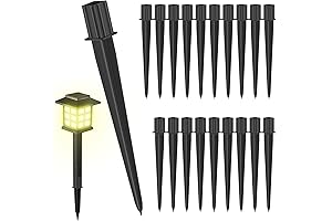 20PCS Solar Walkway Lights Outdoor Replacement Stakes