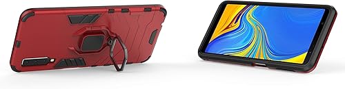 Miniatura 3 de Funda para Samsung Galaxy A7 2018  A750, híbrida resistente a prueba de golpes, doble capa de protección para Samsung Galaxy A7 2018  A750 Protector