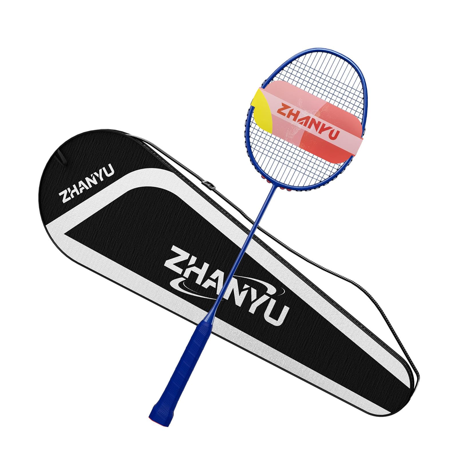 Badminton Racket,Badminton Rackets,Both Offensive and Defensive,Lightweight 75g All Carbon Fiber One-Piece Molded Professional Durable Single Racket,Including 1 Ball Bag