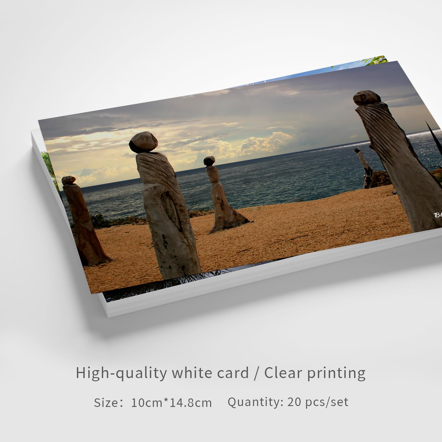 Dear Mapper Bahamas Landscape Postcards Pack - 20pc Set For Mailing, Decor, Or Gifts, 3.94x5.83"