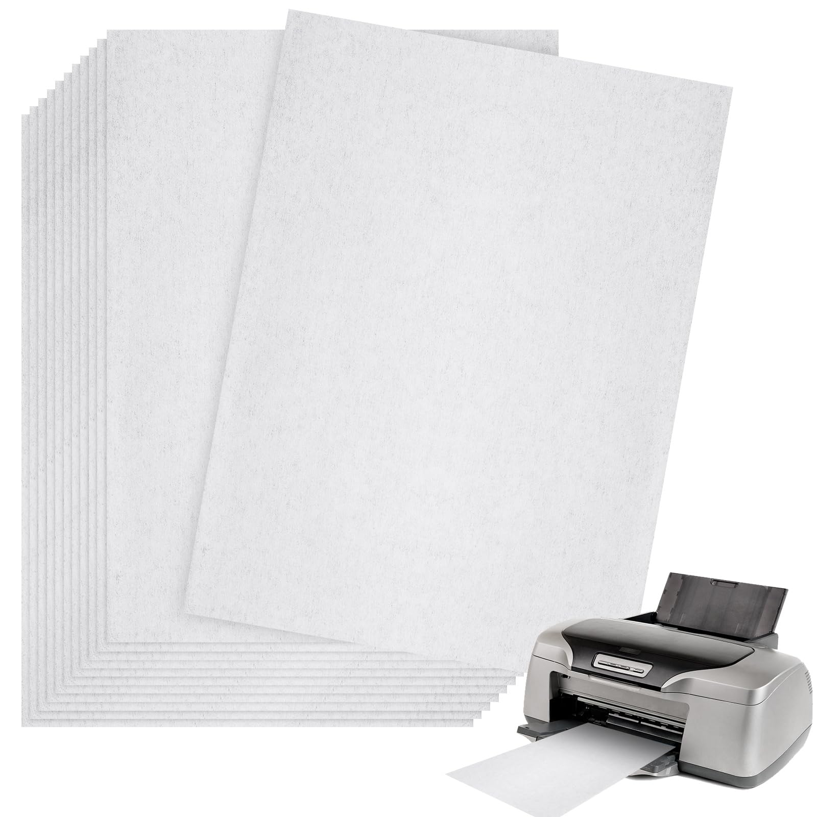 Fuyoooo 30 hojas de limpieza de impresora de 8.5 x 11 pulgadas, hojas de limpieza de escáner, trituradora de papel para copiadora, fax, computadora, escáner, impresión