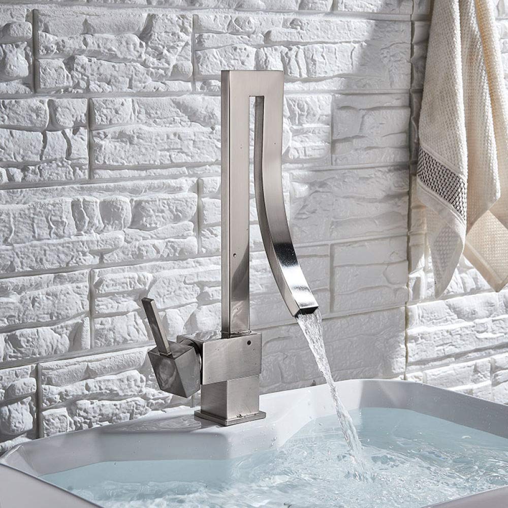 Mitigeur cascade pour salle de bains et évier moderne taille unique