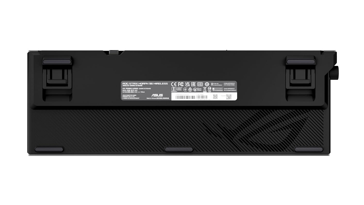 ASUS ROG Strix Morph 96 Ultimate Wireless Mechanical Gaming Keyboard – 96% Tri-Mode, Hot Swappable, Black - Image 2