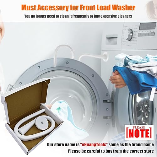 Miniatura 7 de Soporte de puerta de lavadora y tapón para lavadora de carga frontal, soporte de puerta extraíble para lavadora, tapón flexible de puerta de