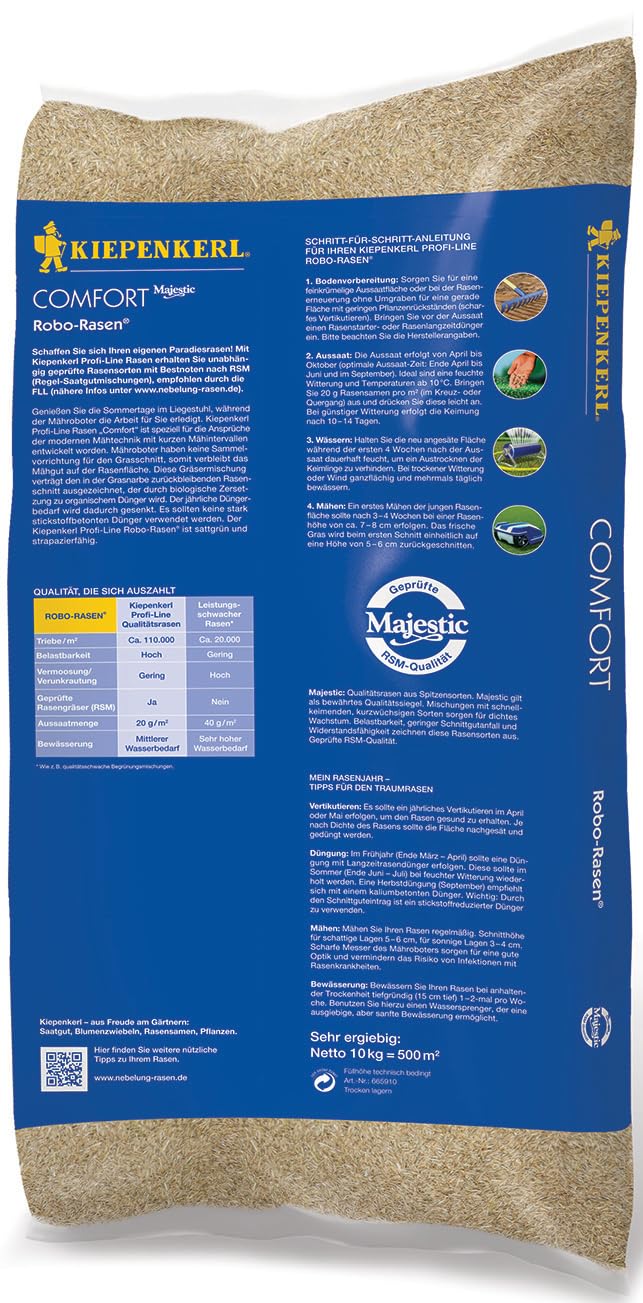 Profi Line Comfort Robo Gazon de paillage 10 kg