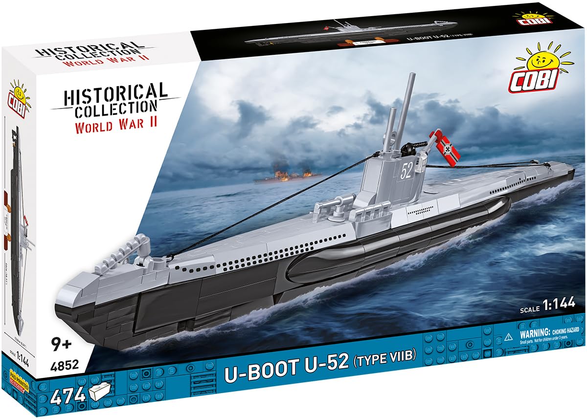 German Submarine Type VIIB (U-Boat U-52) : Amazon.com.mx: Juguetes