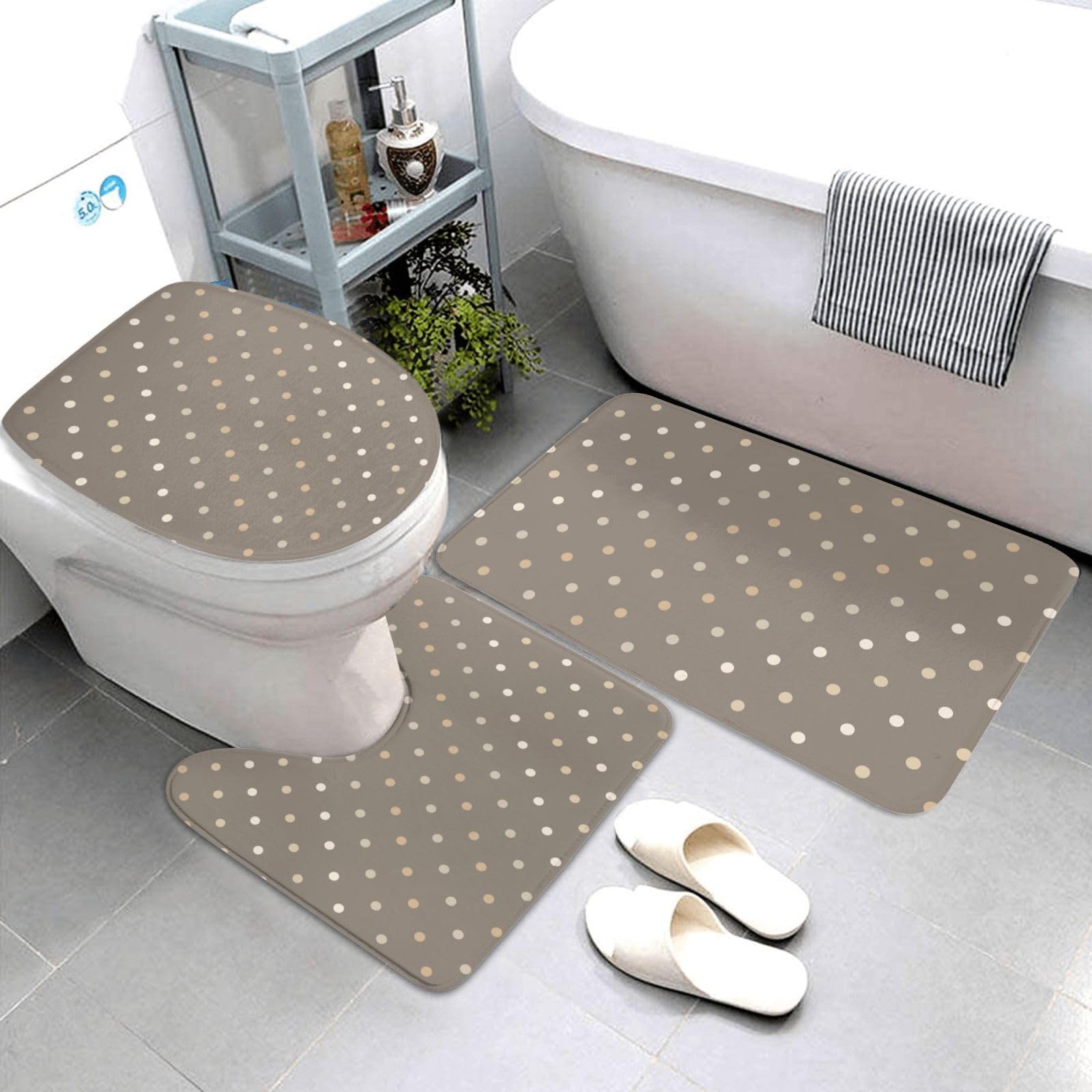 Tapis de bain ultra absorbant et antidérapant lot de 3 U